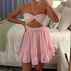 Lucy in the Sky Light Pink Day Dress